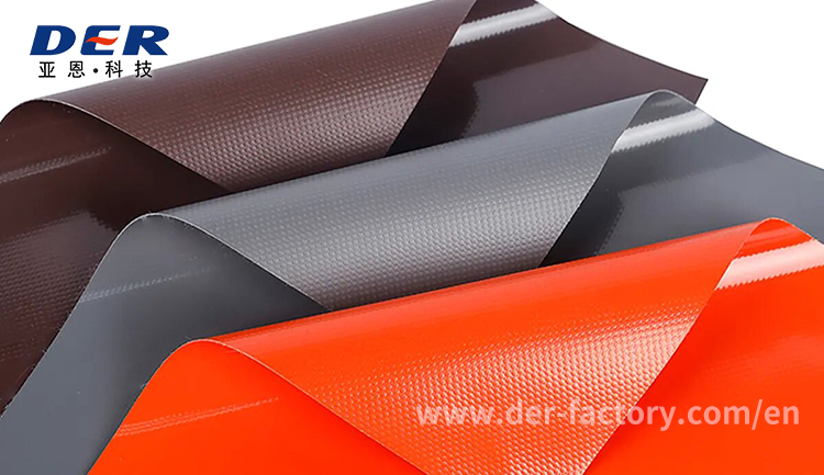 Fire-retardant PVC Cover with Grommets (DIN4102 B1) | Der factory