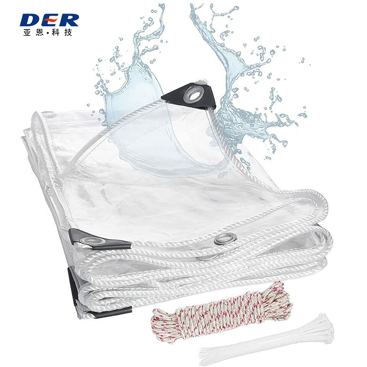 Transparent flexible PVC for table covers and fabricated products