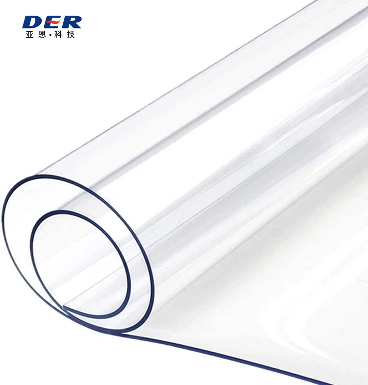 Flexible clear PVC vinyl roll for tent sidewalls and windows