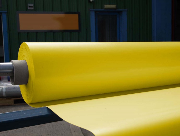 PVC mining ventilation tube fabric 