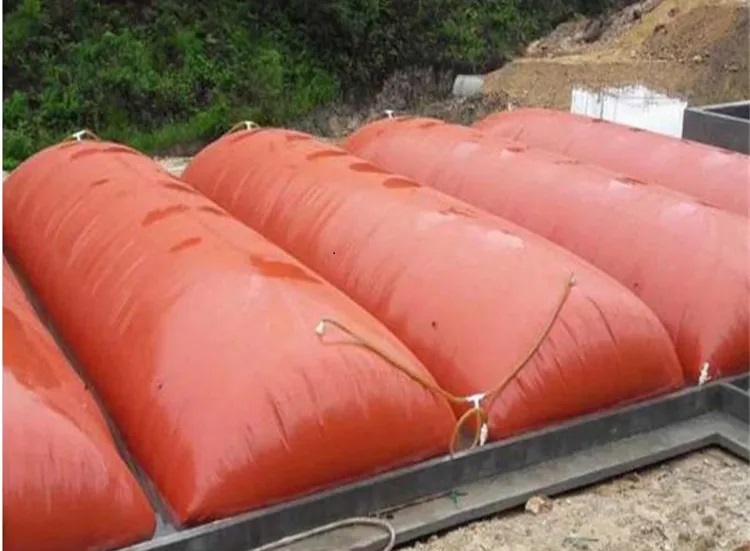 Red mud biogas bags