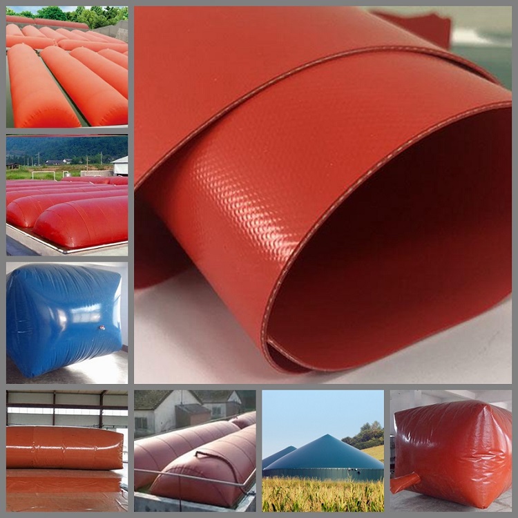 PVC coated fabric for biogas digester