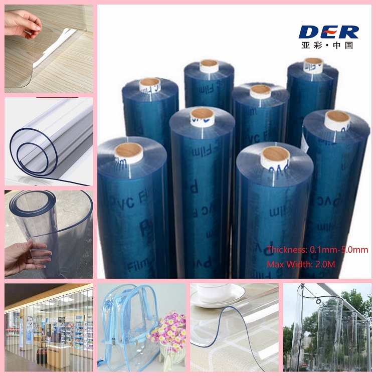 Transparent PVC film