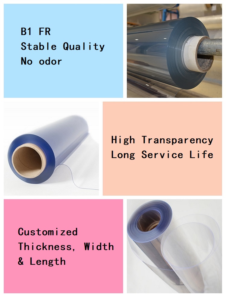 PVC super clear film roll