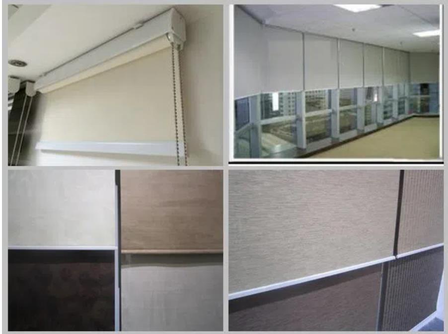 Flame resistance roller shutters fabric