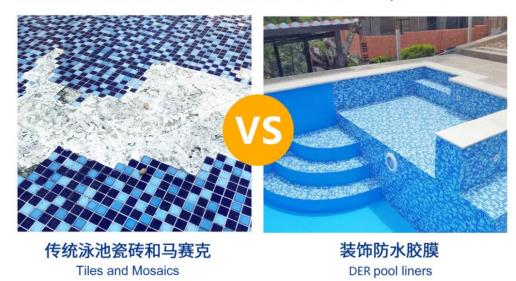 Eco-friendly PVC swimming pool liner