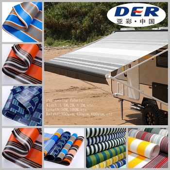 PVC striped tarpaulin