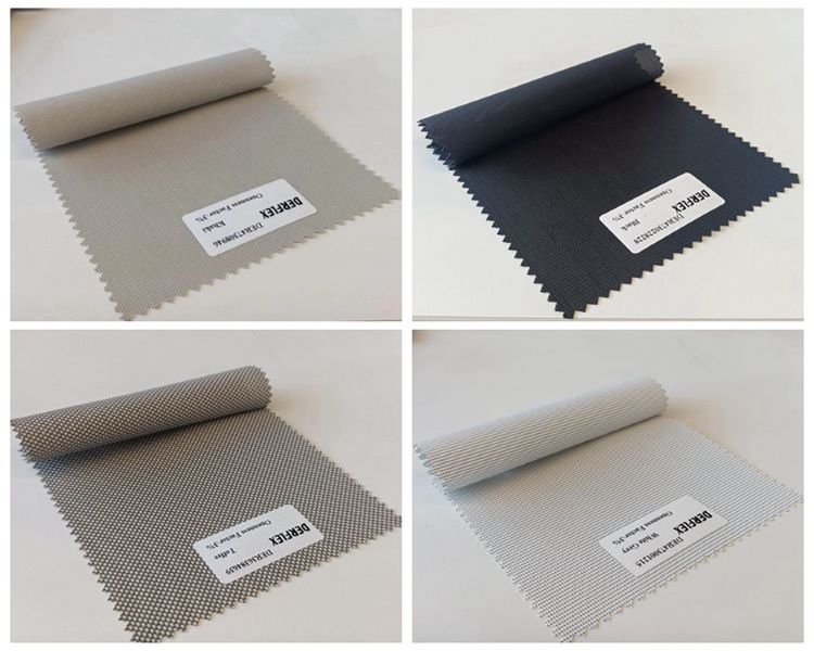 PVC shade roller shutters fabric 