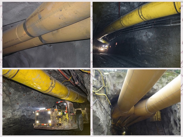  Mining ventilation duct
