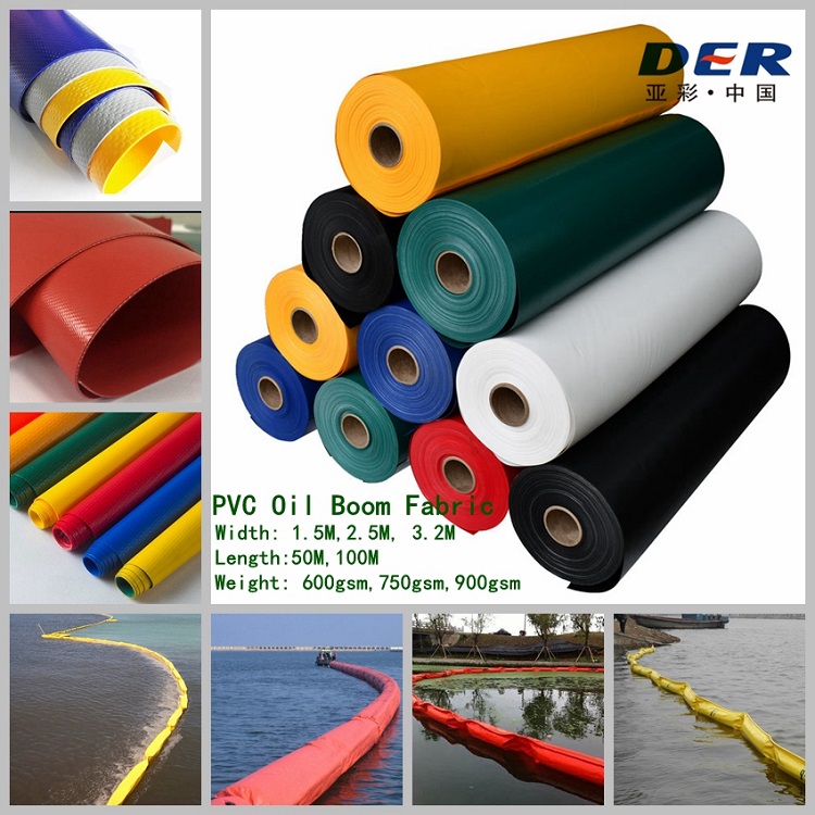 Oil boom fabric
