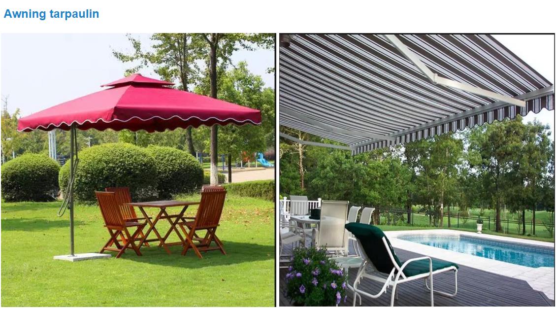 Outdoor sunshade fabric