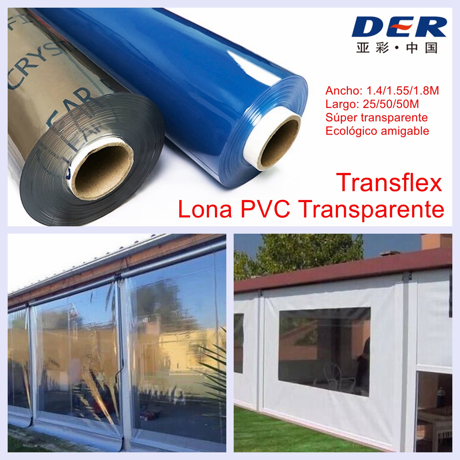  PVC transparent tarp