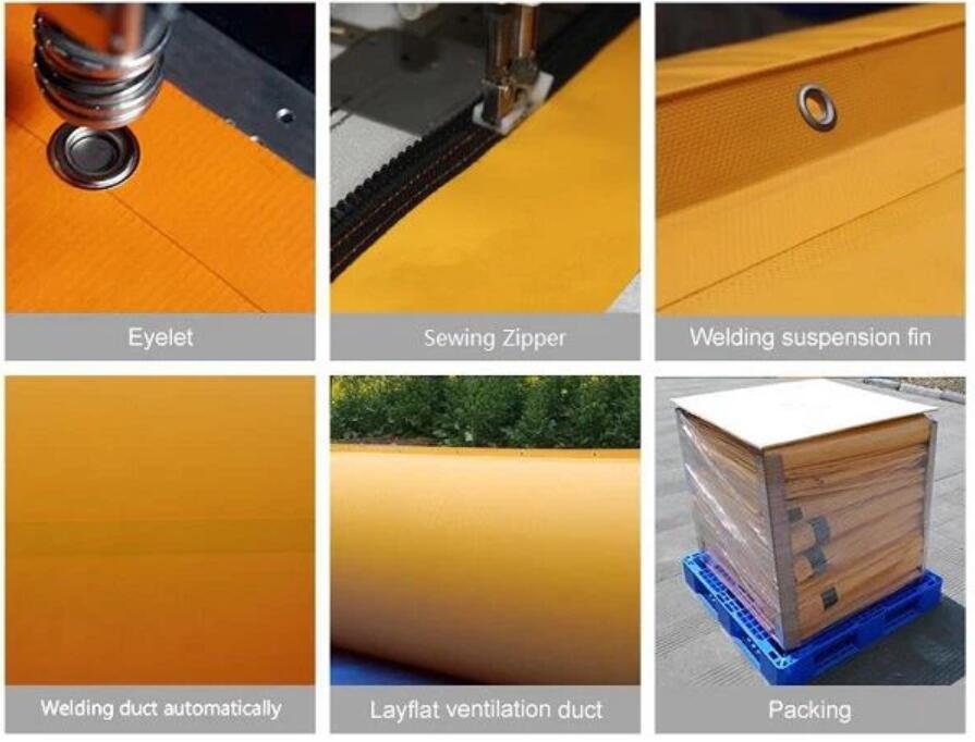 PVC Mining Ventilation Duct material