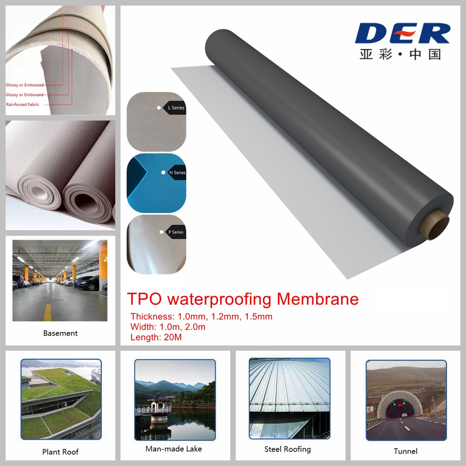 TPO waterproof membrane