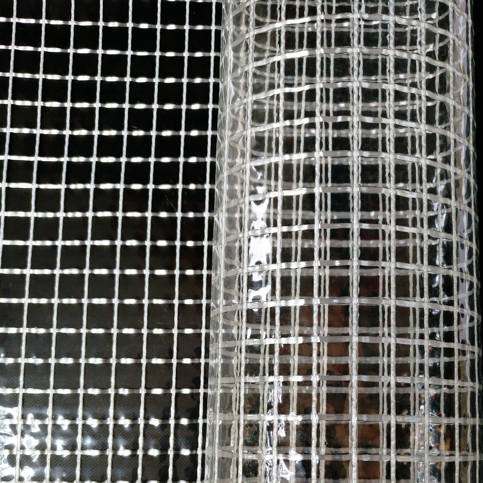 PVC transparent tarpaulin
