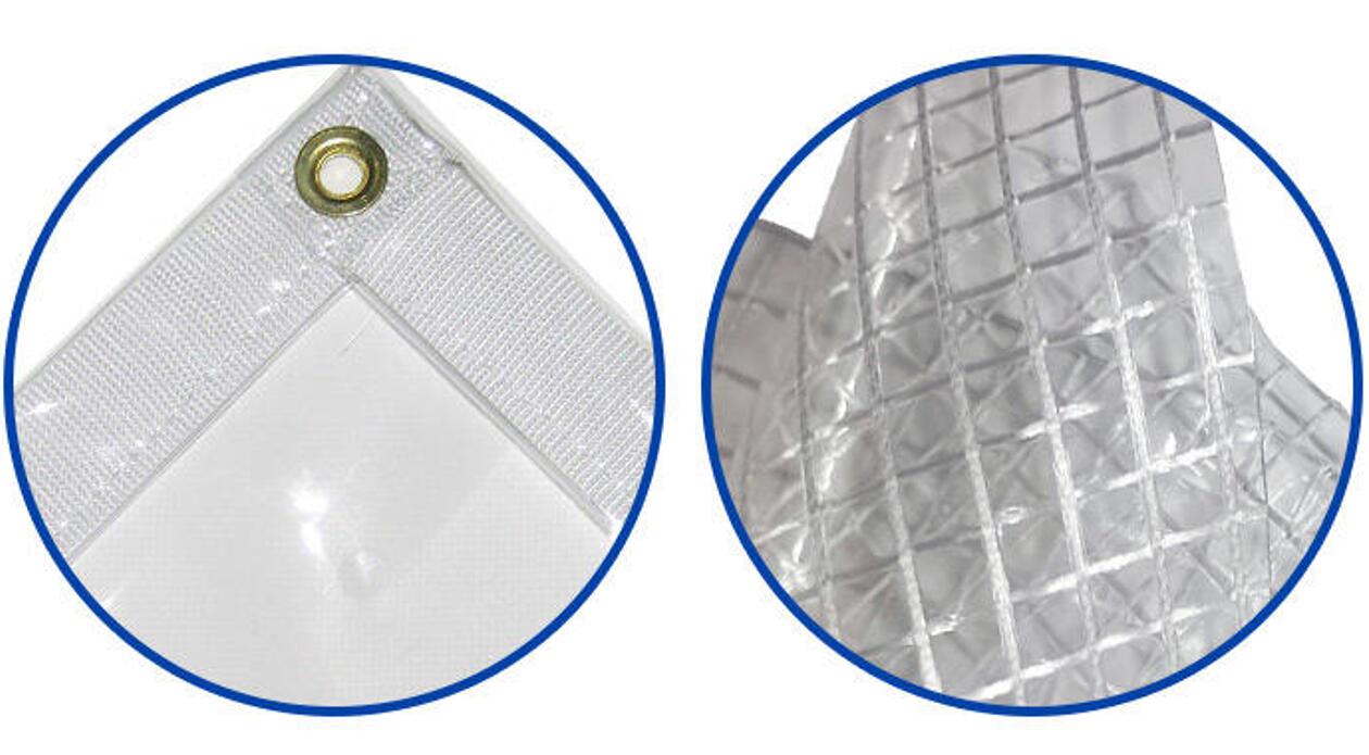 PVC transparent tarpaulin