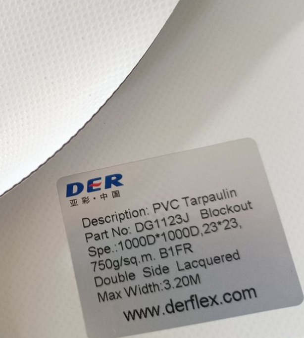 Block out PVC tarpaulin