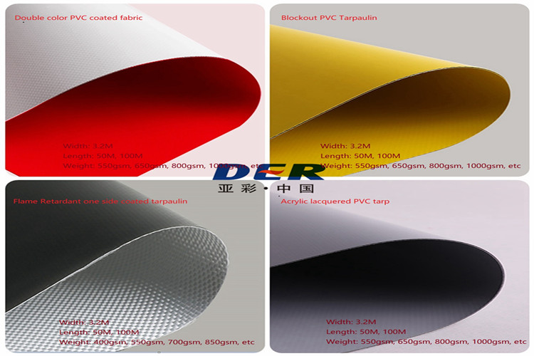 PVC coated fabric, PVC fabric, PVC membrane