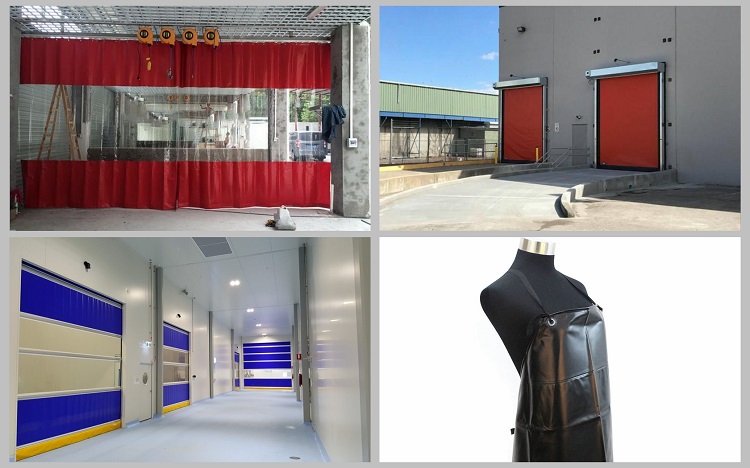 PVC rolling shutter doors