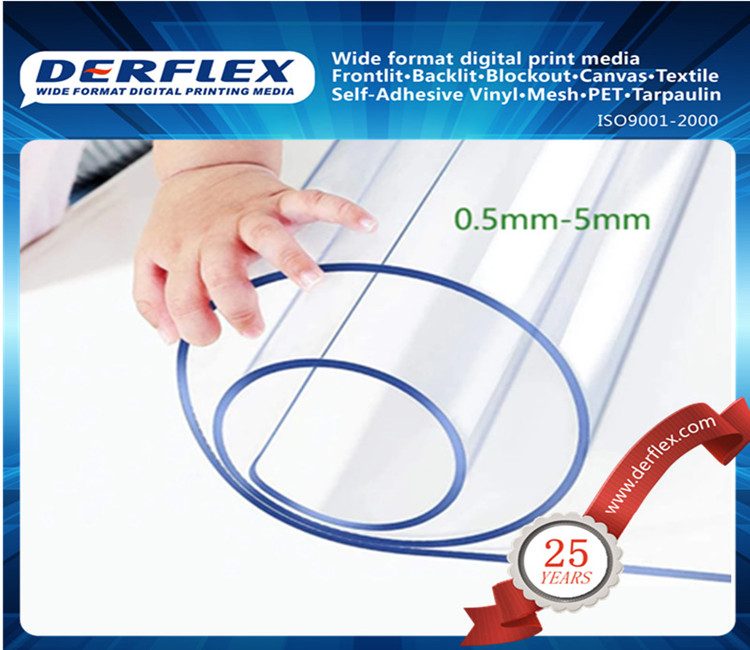 PVC super clear vinyl fabric，clear crystal PVC film，cold-resistant PVC super clear vinyl fabric