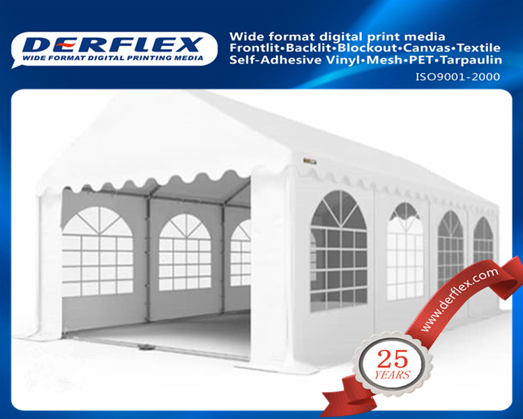 white wedding tent with floor frame