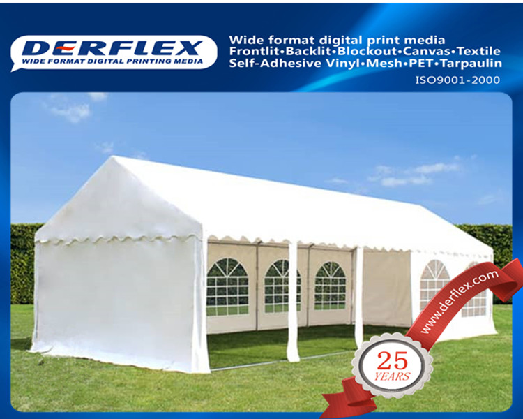 white wedding tent with floor frame,