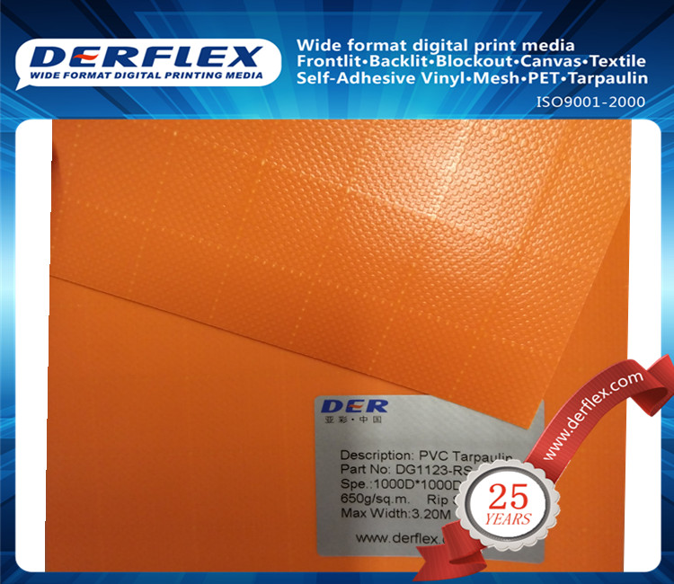 Rip stop PVC tarpaulin,reinforced vinyl fabric,Rip-stop PVC Coated Vinyl Tarp