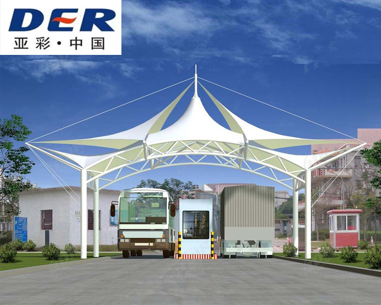 Transportation facilities structure membrane tensile membrane structure PVC tensile membrane structure