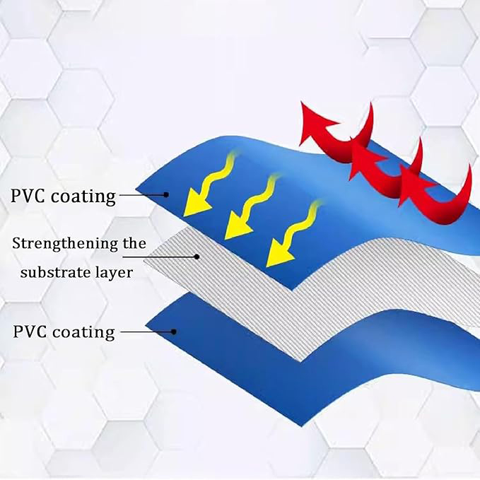 PVC tarp for storage tanks