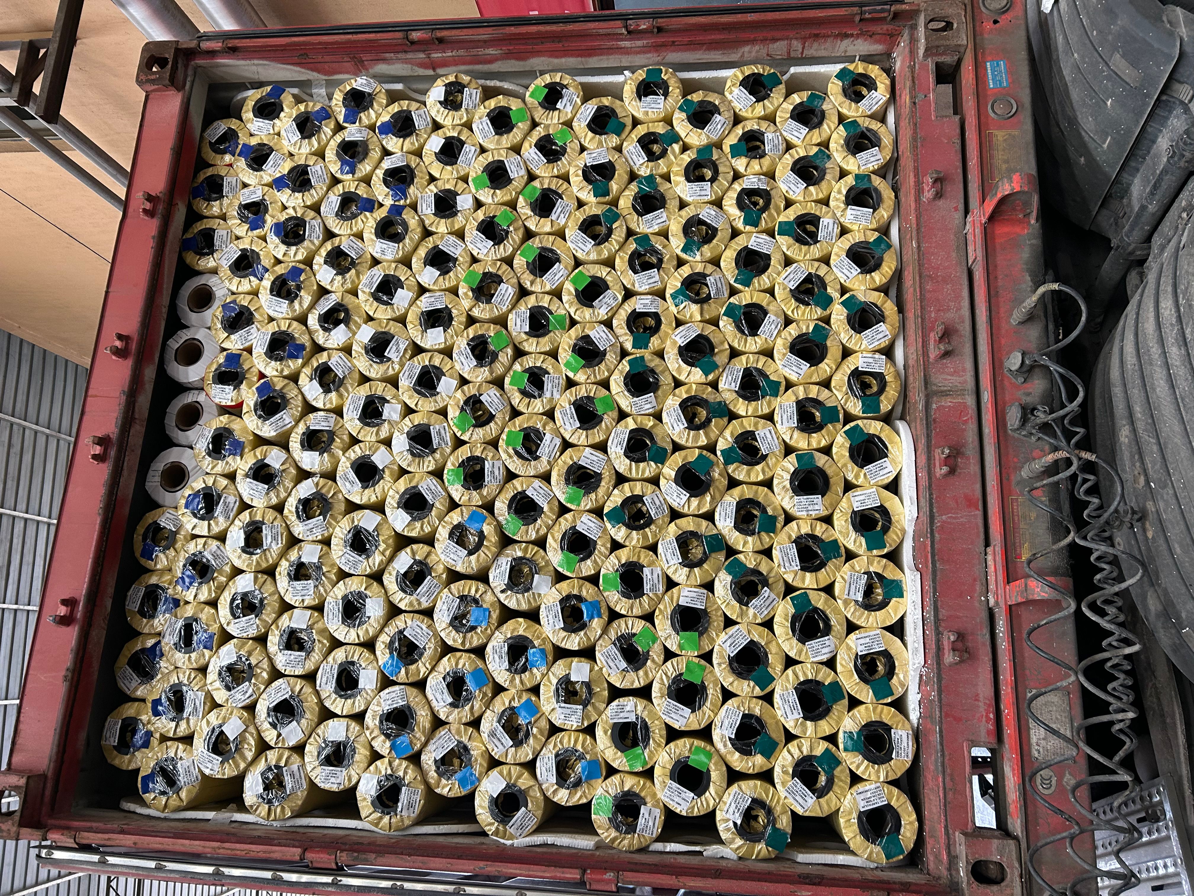 PVC夹网布