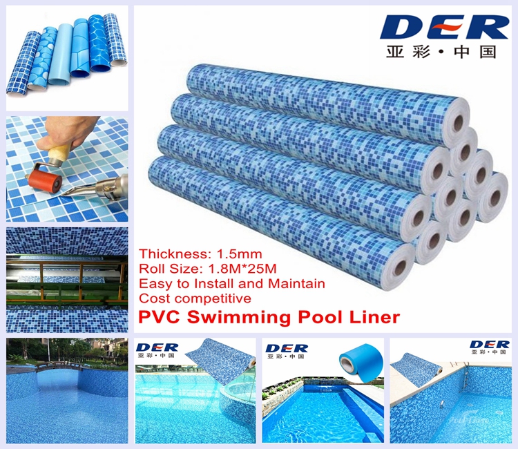 PVC 泳池胶膜